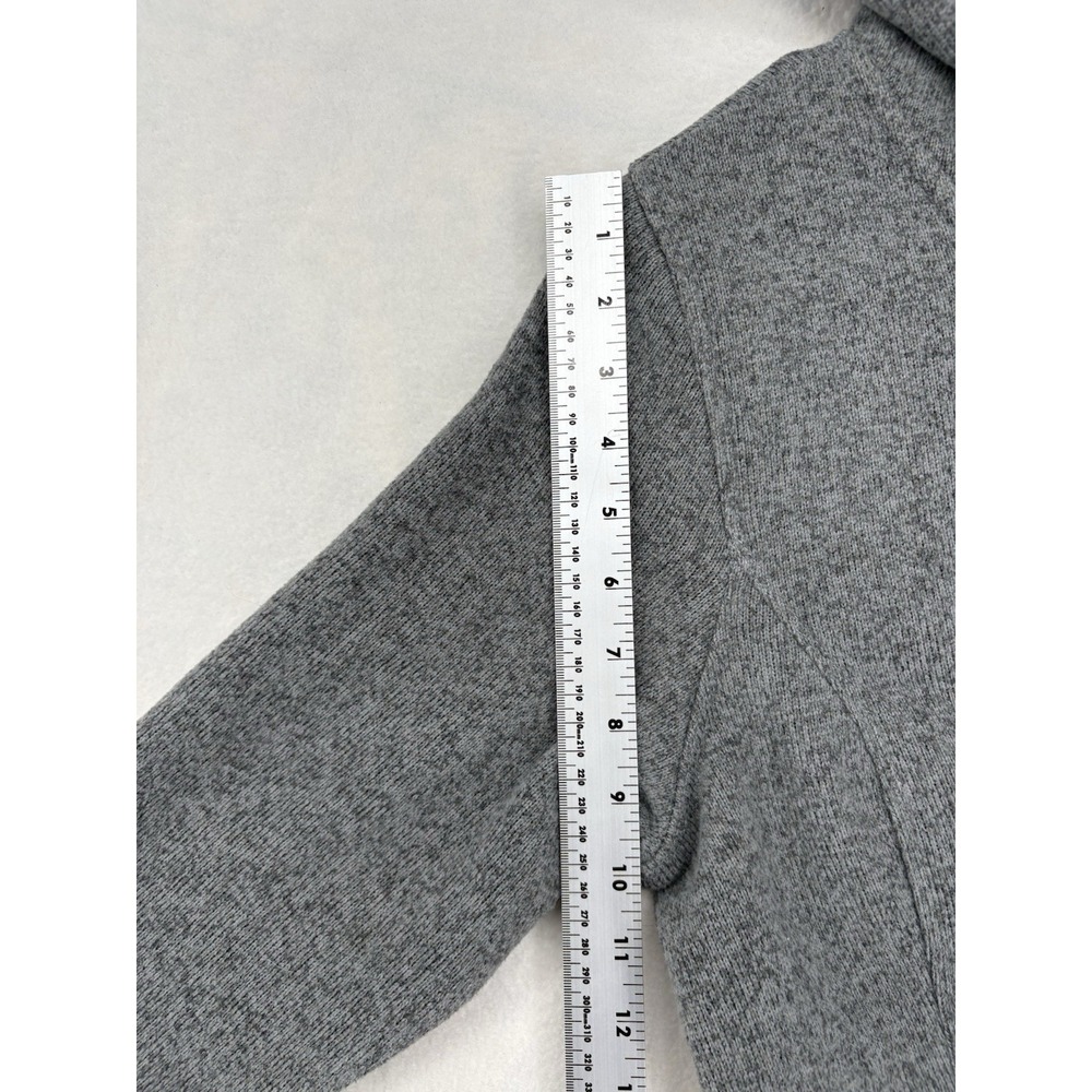 North Face Crescent Hooded Pullover Grey Fleece Toggle Hoodie Womens M NF0A33RB - Picture 15 of 16